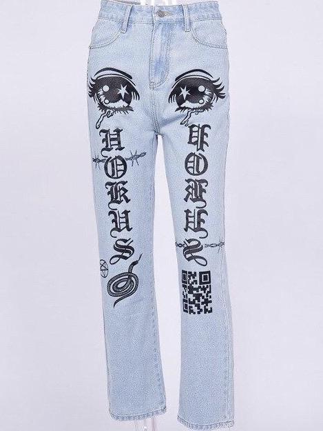 Jeans de Algodón Trendy - Comodidad y Estilo - Image 2