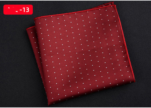 Pañuelo Cuadrado Retro con Bordado Texturizado para Hombre - Image 13