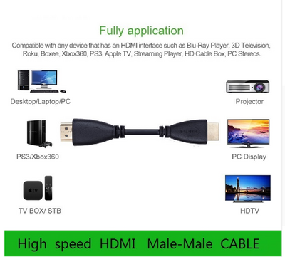 Cable HDMI 1.4 de Alta Velocidad Chapado en Oro - Múltiples Longitudes para TV, Gaming y Cine en Casa - Image 2