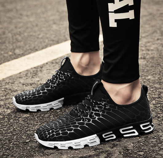 Zapatillas Deportivas Otoño Hombre Malla Transpirable Estilo Coreano - Image 4