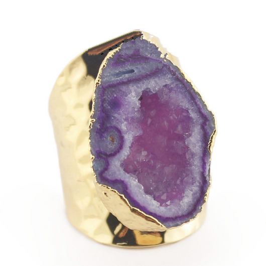 Anillos Ajustables con Piedra Druzy Yauvana - Image 10