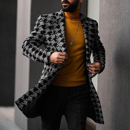 Abrigo Estampado para Hombre