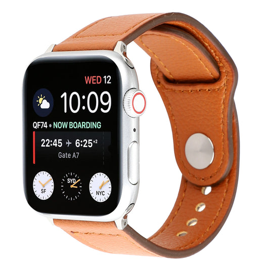 Correa de Cuero Deportiva Compatible con Apple Watch - Image 8