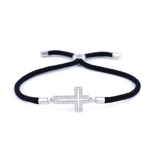 Pulsera de Cuerda Roja con Zirconia - Protección y Estilo