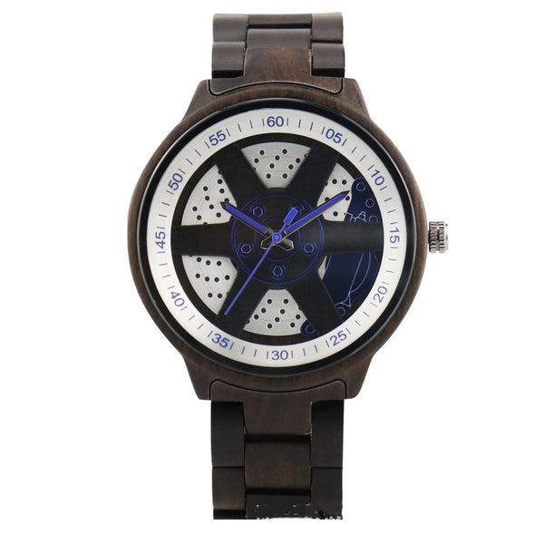 Reloj de Madera y Cuarzo para Adultos - Diseño Casual y Elegante