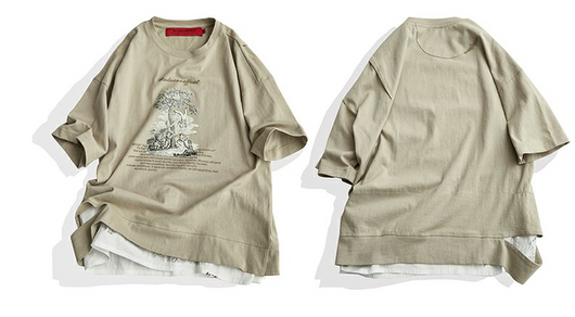 Playera Holgada Man Yinshan Tide - Comodidad Urbana - Image 5
