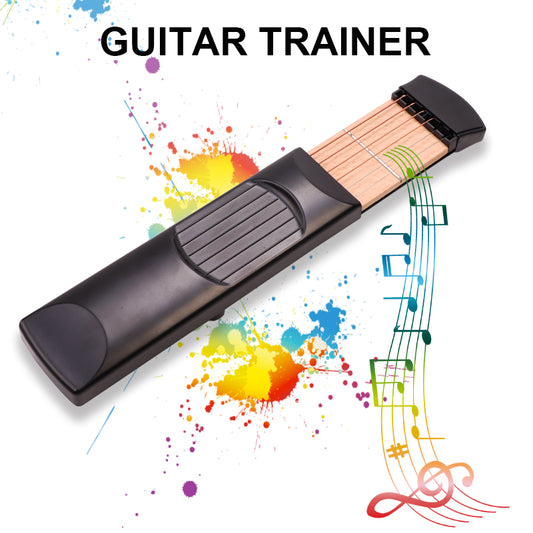 Guitarra de Bolsillo Portátil - Entrenador de Acordes para Práctica de Guitarra Acústica