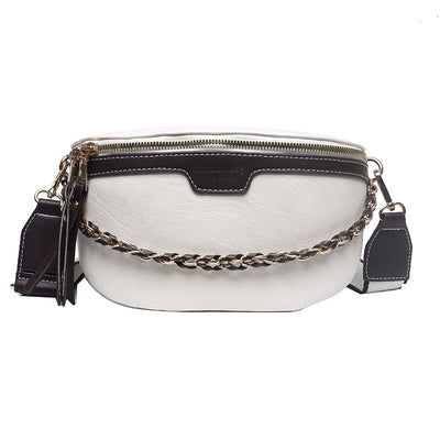 Bolso Bandolera Asimétrico de Textura y Color Casual - Image 39