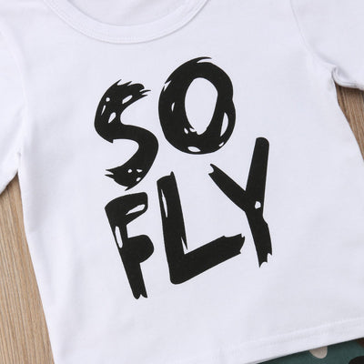 Conjunto de Dos Piezas: Camiseta y Pantalón con Estampado de Letra - Image 6
