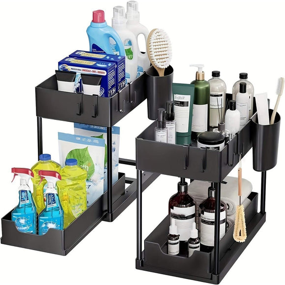 Estante Extraíble para Mesa con Almacenamiento Fácil de Desmontar y Limpiar