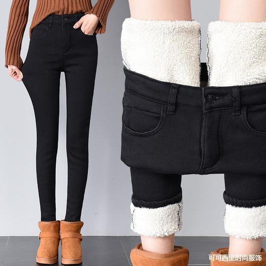 Jeans Cashmere Cintura Alta para Mujer - Image 2