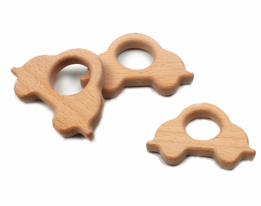 Mordedores de Madera de Haya para Bebés - Image 3