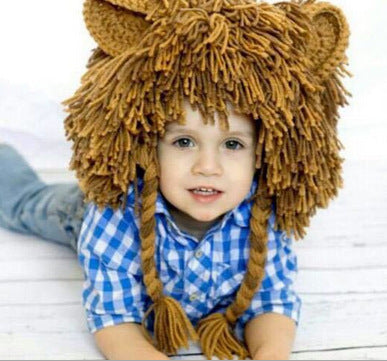Gorra Hip Hop con Peluca de León