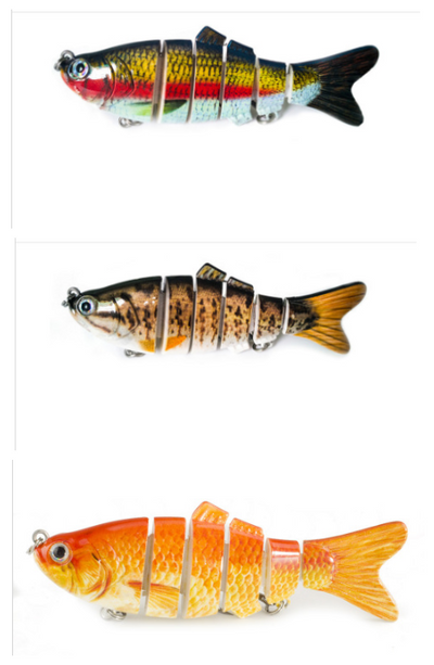 Anzuelos Articulados 6 Segmentos 10cm - Señuelos Realistas para Agua Poco Profunda - Image 11