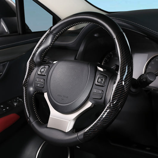 Funda Volante Fibra Carbono Brillo - Diseño Premium para Auto - Image 4