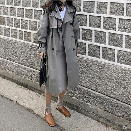 Abrigo Coreano Midi para Mujer - Image 2