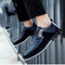 Zapatos de Cuero Casual Estilo Británico para Hombre - Talla Grande