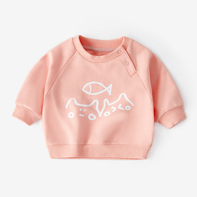Sudadera de Algodón Puro en Colores Sólidos - Image 4