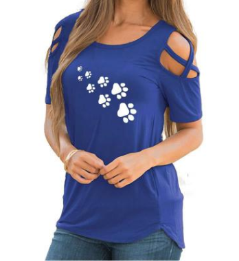 Playera Cuello Redondo con Estampado de Corazones - Image 3