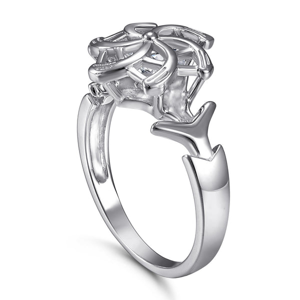 Anillo de Diamante Simulado Personalizado - Estilo Europeo y Americano - Image 6