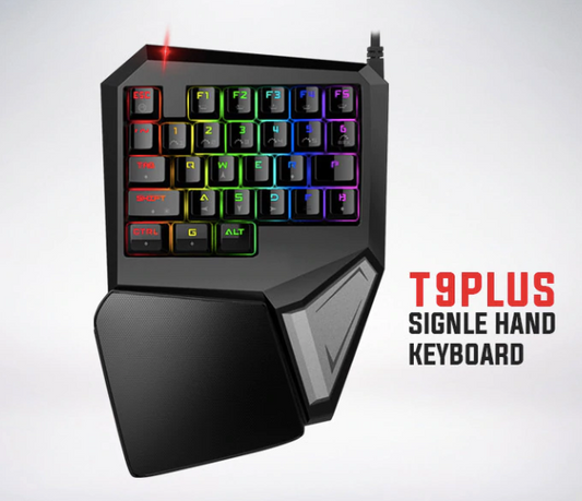 Teclado Mecánico Gaming de Una Mano T9PLUS - 29 Botones