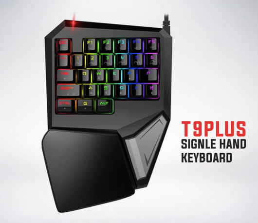 Teclado Mecánico Gaming de Una Mano T9PLUS - 29 Botones