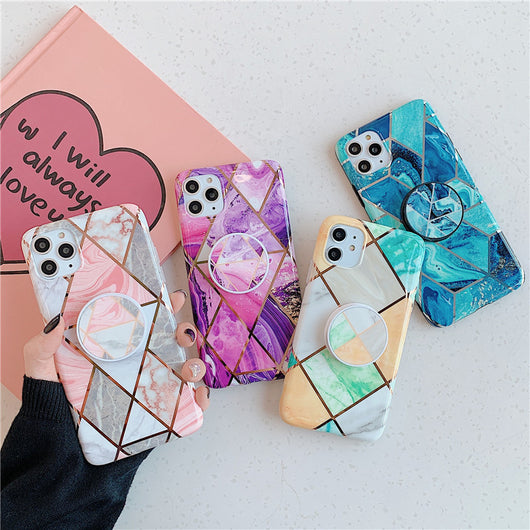 Funda de Mármol Diamante para Teléfono