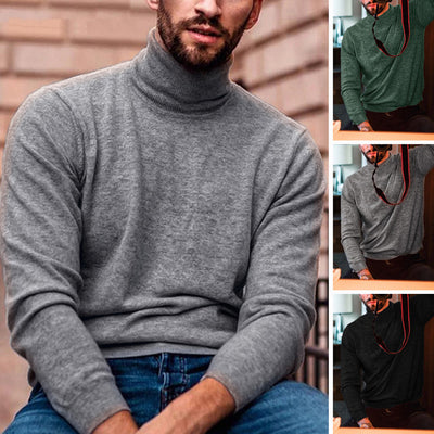 Suéter Cuello Alto Oversized en Punto Acogedor