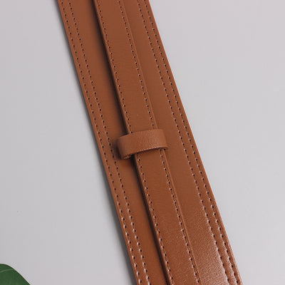 Cinturón de Cuero para Mujer Ancho Decorativo Versátil - Image 13