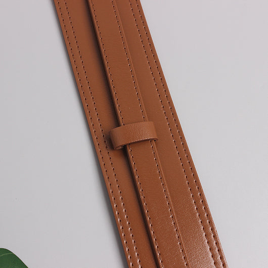 Cinturón de Cuero para Mujer Ancho Decorativo Versátil - Image 13