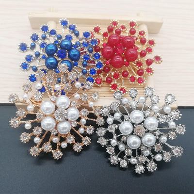 Broche Floral Exquisito Grande para Mujer - Image 3
