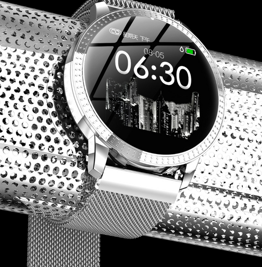 Pulsera Inteligente con Pantalla Redonda de Metal - Image 9