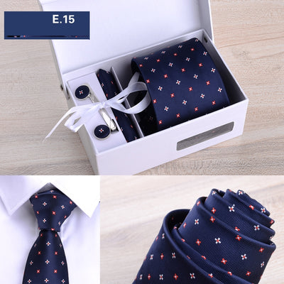 Corbata Rayada 8cm en Caja de Regalo Premium - Image 15