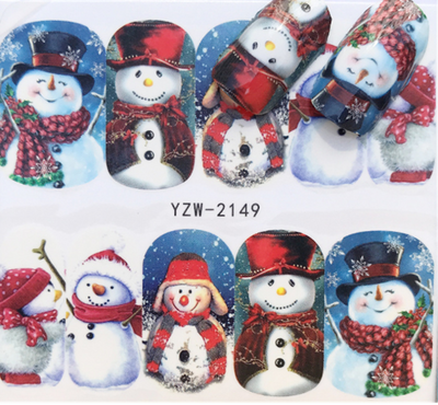 Calcomanías Navideñas para Uñas - Pegatinas de Transferencia Agua Full Cover - Image 4
