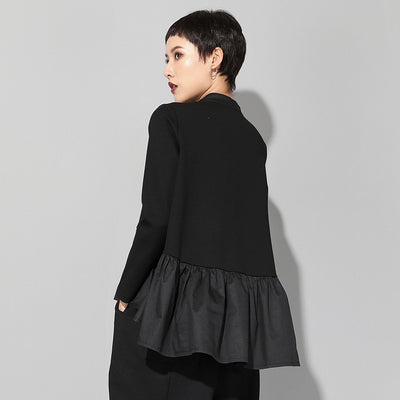 Blusa Entallada de Manga Larga con Patchwork para Bebé - Image 3