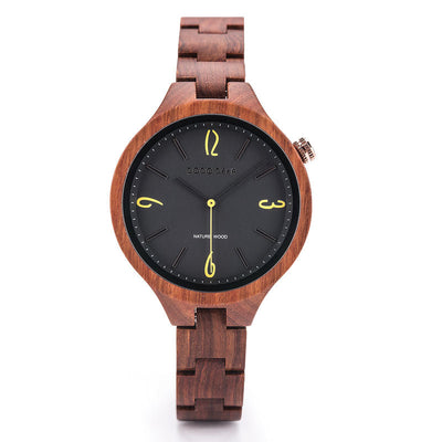 Reloj de Cuarzo Luminoso con Madera Natural - Image 27