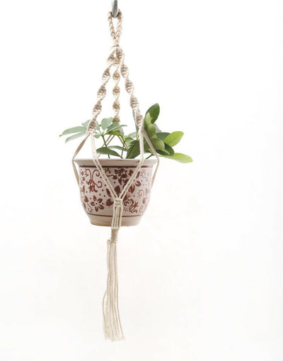 Colgador de Plantas Tejido Artesanal para Pared - Image 3