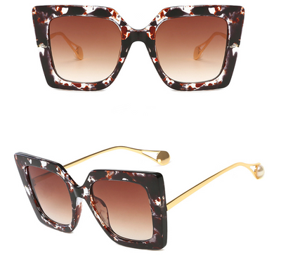 Gafas de Sol Cuadradas con Perla - Image 4