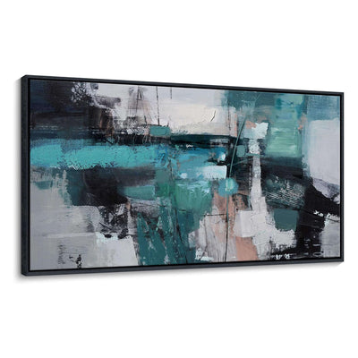 Cuadro Abstracto Moderno Pintura al Óleo Hecha a Mano Texturizada para Sala y Dormitorio - Image 7