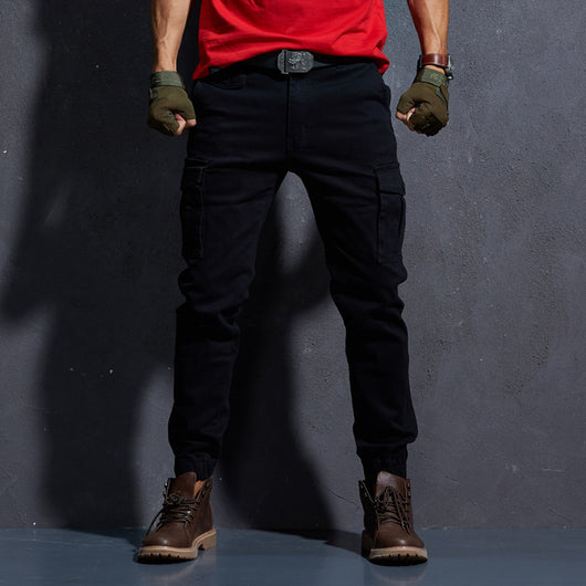 Pantalones Slim Fit de Color Sólido para Hombre - Image 13