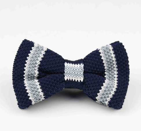 Corbata Mariposa Tejida Ajustable Doble Capa - Diseño Moderno Unisex - Image 5