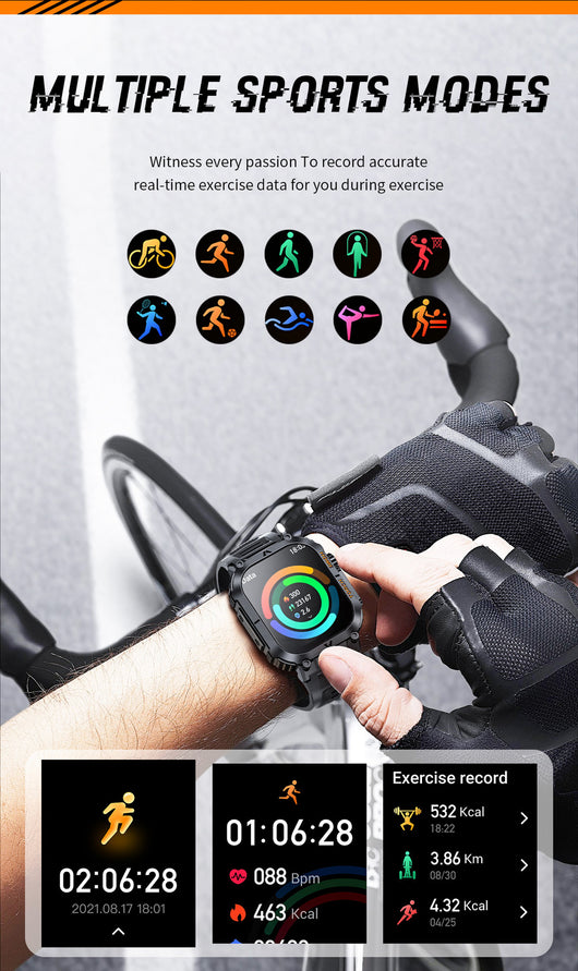 Reloj Deportivo Inteligente con Monitor de Presión Arterial - Image 22
