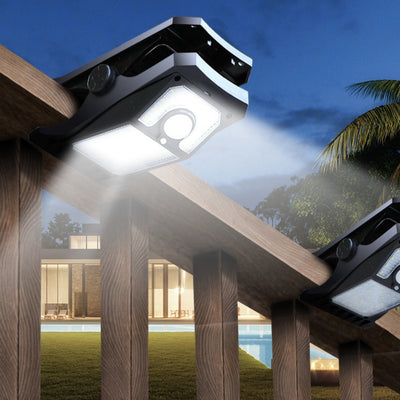 Lámpara Clip Solar con Sensor de Movimiento Corporal Impermeable