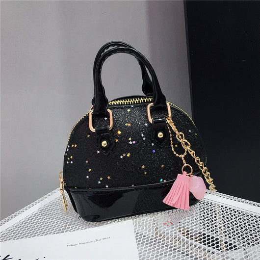 Bolso Mini Tipo Concha con Lentejuelas Brillantes - Image 10