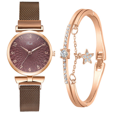 Reloj de Pulsera Dama con Malla Elegante y Movimiento de Cuarzo - Image 20