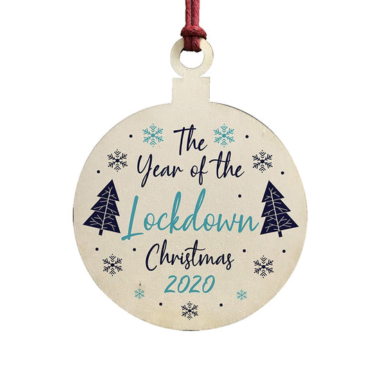 Adornos Navideños de Madera - Decoraciones Colgantes Redondas para Árbol - Image 11