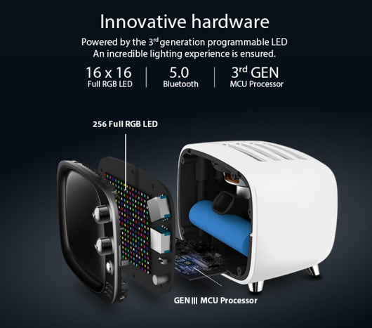 Parlante Bluetooth Inteligente 2 en 1 con Reloj Despertador - Image 10