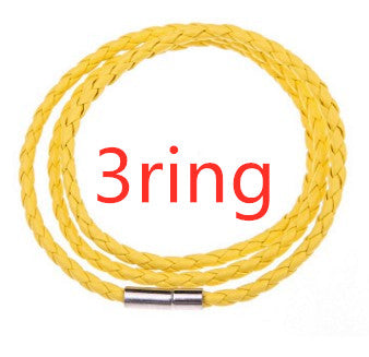 Pulsera de Cuero Trenzado Personalizada para Hombre con Nombre y Acero Inoxidable - Image 78
