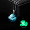 Baiyun necklace resin time gemstone clavicle chain Luminous Azul ball