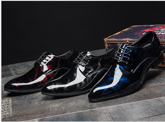 Zapatos de Cuero para Hombre con Acabado Charol Brillante - Image 8